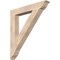 Ekena Millwork Traditional Traditional Smooth Bracket, Douglas Fir, 5 1/2"W x 40"D x 44"H BKT06X40X44TRA01SDF - alternate 1
